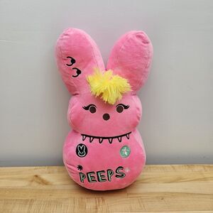 Easter Peeps Pink Emo PUNK ROCK Bunny 16" Plush Toy 2024 Scene SOLD OUT Rare